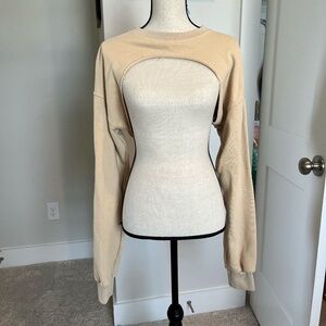 Saski Nudę Shrug/ Nude/ Size M